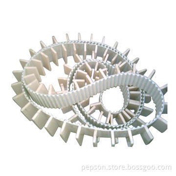 Timing belt, specially processed with fender or rubber coating